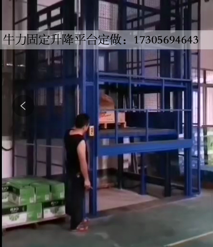 固定导轨式升降机